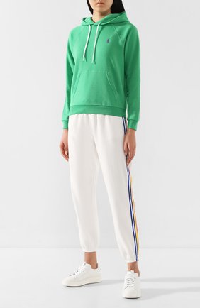 Женская хлопковое худи POLO RALPH LAUREN зеленого цвета по цене 11800 руб., арт. 211790473 | Фото 2 Женская хлопковое худи POLO RALPH LAUREN зеленого цвета, арт. 211790473 | Фото 2