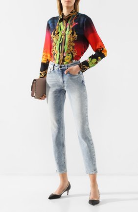 Женская кожаные туфли valentino garavani rockstud VALENTINO черного цвета по цене 47300 руб., арт. TW2S0V22/V0D | Фото 2 Женская кожаные туфли valentino garavani rockstud VALENTINO черного цвета, арт. TW2S0V22/V0D | Фото 2