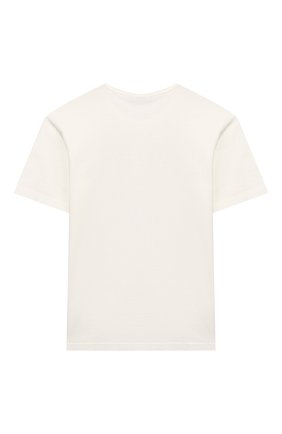 Детская хлопковая футболка DOLCE & GABBANA белого цвета по цене 10450 руб., арт. L4JTAU/G7VGV/2-6 | Фото 2 Детская хлопковая футболка DOLCE & GABBANA белого цвета, арт. L4JTAU/G7VGV/2-6 | Фото 2