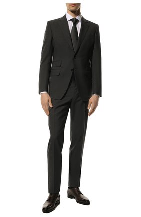 Мужской шерстяной костюм TOM FORD темно-серого цвета по цене 258500 руб., арт. 711R01/21YA4C | Фото 1 Мужской шерстяной костюм TOM FORD темно-серого цвета, арт. 711R01/21YA4C | Фото 1
