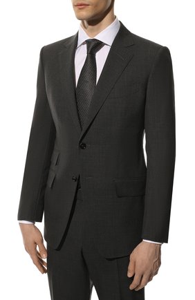 Мужской шерстяной костюм TOM FORD темно-серого цвета по цене 258500 руб., арт. 711R01/21YA4C | Фото 2 Мужской шерстяной костюм TOM FORD темно-серого цвета, арт. 711R01/21YA4C | Фото 2