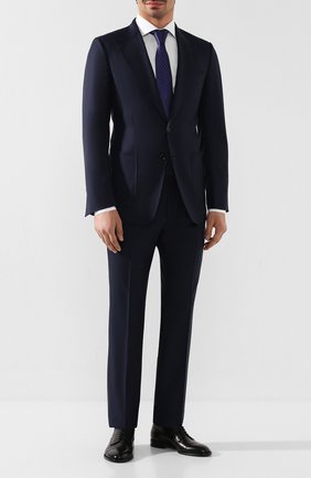 Мужской шерстяной пиджак TOM FORD темно-синего цвета по цене 238000 руб., арт. 722R02/15SR40 | Фото 2 Мужской шерстяной пиджак TOM FORD темно-синего цвета, арт. 722R02/15SR40 | Фото 2