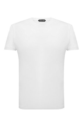 Мужская футболка TOM FORD белого цвета по цене 18550 руб., арт. BU229/TFJ950 | Фото 1 Мужская футболка TOM FORD белого цвета, арт. BU229/TFJ950 | Фото 1
