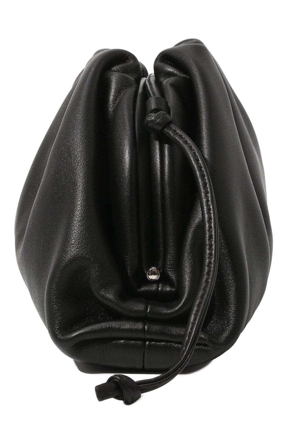 Женский клатч pouch 20 BOTTEGA VENETA черного цвета по цене 99500 руб., арт. 585852/VCP40 | Фото 4 Женский клатч pouch 20 BOTTEGA VENETA черного цвета, арт. 585852/VCP40 | Фото 4