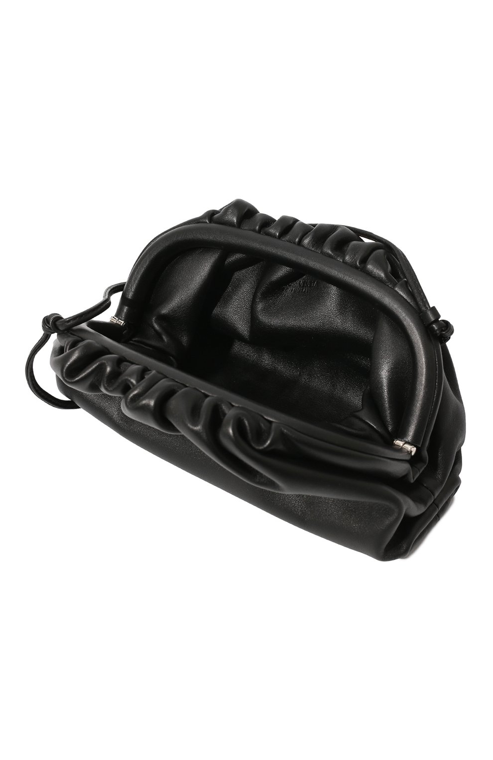 Женский клатч pouch 20 BOTTEGA VENETA черного цвета по цене 99500 руб., арт. 585852/VCP40 | Фото 5 Женский клатч pouch 20 BOTTEGA VENETA черного цвета, арт. 585852/VCP40 | Фото 5