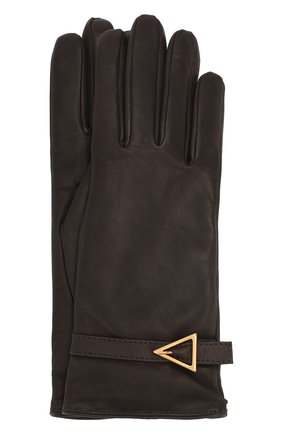 Женские кожаные перчатки BOTTEGA VENETA коричневого цвета по цене 29950 руб., арт. 609754/3V542 | Фото 1 Женские кожаные перчатки BOTTEGA VENETA коричневого цвета, арт. 609754/3V542 | Фото 1