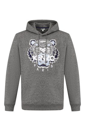 Мужской хлопковое худи KENZO темно-серого цвета по цене 26350 руб., арт. FA55SW4154XA | Фото 1 Мужской хлопковое худи KENZO темно-серого цвета, арт. FA55SW4154XA | Фото 1