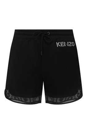 Женские хлопковые шорты KENZO черного цвета по цене 15800 руб., арт. FA52PA719952 | Фото 1 Женские хлопковые шорты KENZO черного цвета, арт. FA52PA719952 | Фото 1 (Материал внешний: Хлопок; Длина Ж (юбки, платья, шорты): Мини; Статус проверки: Проверена категория; Стили: Спорт-шик; Женское Кросс-КТ: Шорты-одежда)