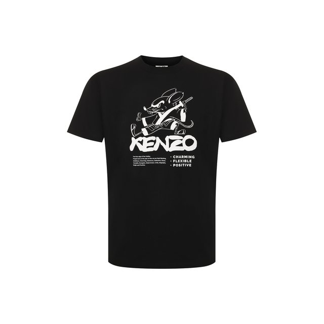 Хлопковая футболка Kenzo 10766977
