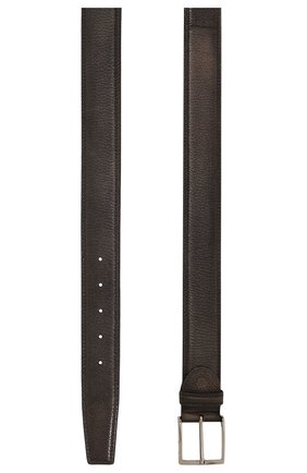 Мужской кожаный ремень BARRETT серого цвета по цене 15350 руб., арт. 81B537.4/CERV0 ASP0RTABILE | Фото 3 Мужской кожаный ремень BARRETT серого цвета, арт. 81B537.4/CERV0 ASP0RTABILE | Фото 3