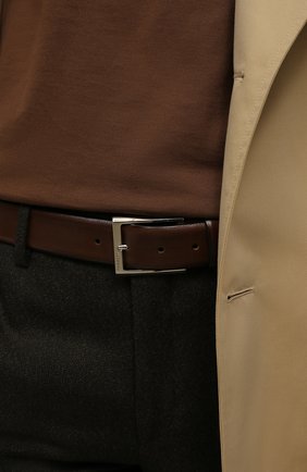 Мужской кожаный ремень BARRETT коричневого цвета по цене 26050 руб., арт. 31B336.41/BETIS CREAM | Фото 2 Мужской кожаный ремень BARRETT коричневого цвета, арт. 31B336.41/BETIS CREAM | Фото 2 (Статус проверки: Проверена категория; Случай: Формальный; Материал: Натуральная кожа)