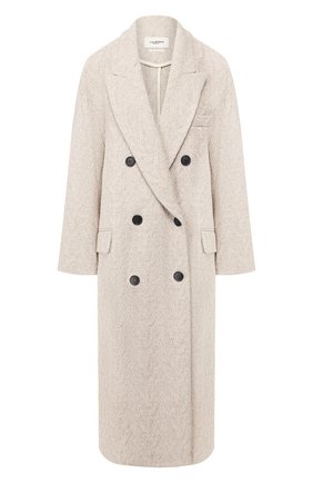 Женское шерстяное пальто ISABEL MARANT ETOILE кремвого цвета по цене 56100 руб., арт. MA0699-20P008E/0JIMA | Фото 1 Женское шерстяное пальто ISABEL MARANT ETOILE кремвого цвета, арт. MA0699-20P008E/0JIMA | Фото 1