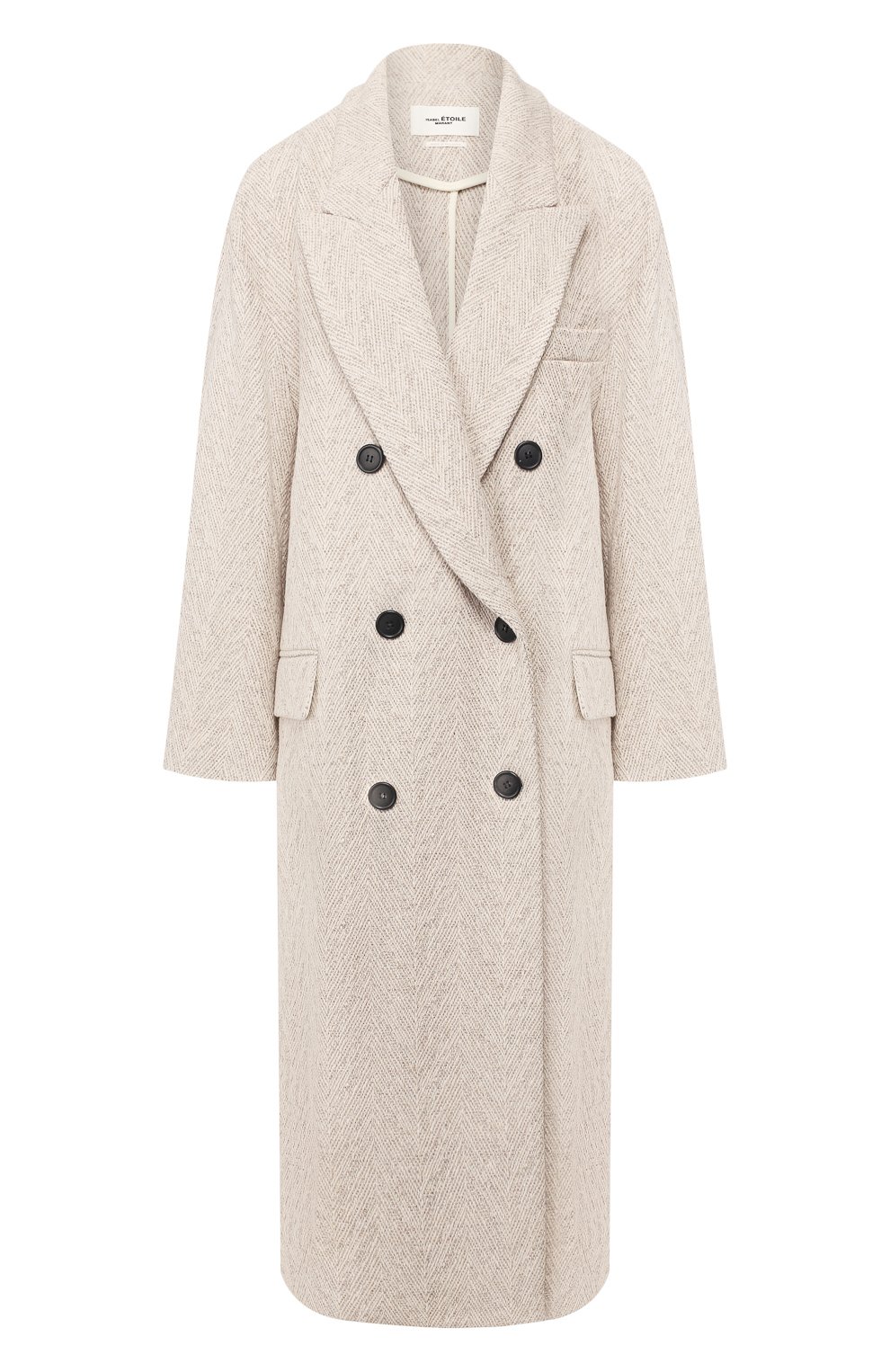 Женское кремовое шерстяное пальто ISABEL MARANT ETOILE ...