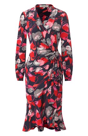 Женское шелковое платье DIANE VON FURSTENBERG разноцветного цвета по цене 46750 руб., арт. 13676DVF | Фото 1 Женское шелковое платье DIANE VON FURSTENBERG разноцветного цвета, арт. 13676DVF | Фото 1