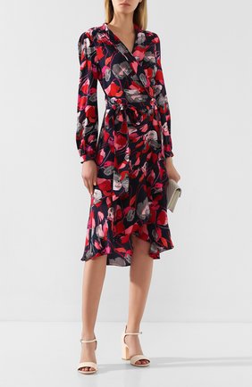 Женское шелковое платье DIANE VON FURSTENBERG разноцветного цвета по цене 46750 руб., арт. 13676DVF | Фото 2 Женское шелковое платье DIANE VON FURSTENBERG разноцветного цвета, арт. 13676DVF | Фото 2