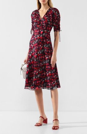 Женское шелковое платье DIANE VON FURSTENBERG разноцветного цвета по цене 51450 руб., арт. 13683DVF | Фото 2 Женское шелковое платье DIANE VON FURSTENBERG разноцветного цвета, арт. 13683DVF | Фото 2