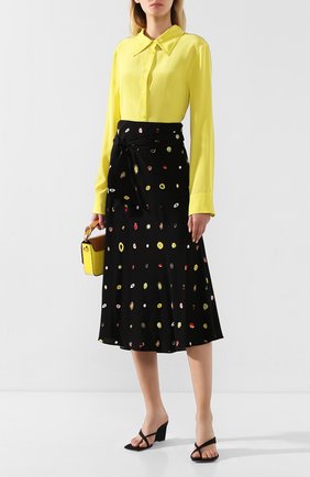 Женская юбка из вискозы DIANE VON FURSTENBERG черного цвета по цене 23350 руб., арт. 13747DVF | Фото 2 Женская юбка из вискозы DIANE VON FURSTENBERG черного цвета, арт. 13747DVF | Фото 2