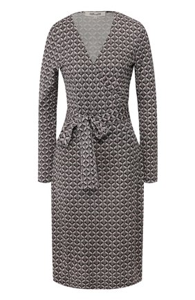 Женское шелковое платье DIANE VON FURSTENBERG голубого цвета по цене 46750 руб., арт. 13772DVF | Фото 1 Женское шелковое платье DIANE VON FURSTENBERG голубого цвета, арт. 13772DVF | Фото 1