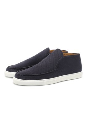 Мужские замшевые ботинки CORNELIANI синего цвета по цене 28800 руб., арт. 85TM60-0120950 | Фото 1 Мужские замшевые ботинки CORNELIANI синего цвета, арт. 85TM60-0120950 | Фото 1
