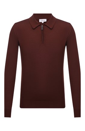 Мужское шерстяное поло BRIONI коричневого цвета по цене 87250 руб., арт. UMS10L/0ZK18 | Фото 1 Мужское шерстяное поло BRIONI коричневого цвета, арт. UMS10L/0ZK18 | Фото 1 (Рукава: Длинные; Материал внешний: Шерсть; Длина (для топов): Стандартные; Застежка: Молния; Кросс-КТ: Трикотаж; Статус проверки: Проверена категория; Региональные ограничения белый список (Axapta Mercury): RU)