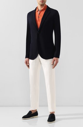 Мужской кашемировый пиджак LORO PIANA темно-синего цвета по цене 287000 руб., арт. FAL0732 | Фото 2 Мужской кашемировый пиджак LORO PIANA темно-синего цвета, арт. FAL0732 | Фото 2