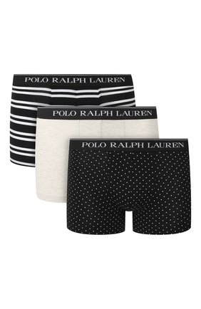 Мужские набор из трех боксеров POLO RALPH LAUREN черно-белого цвета по цене 3995 руб., арт. 714662050/058 | Фото 1 Мужские набор из трех боксеров POLO RALPH LAUREN черно-белого цвета, арт. 714662050/058 | Фото 1