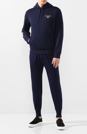 Мужской худи POLO RALPH LAUREN темно-синего цвета по цене 13500 руб., арт. 710792899 | Фото 2 Мужской худи POLO RALPH LAUREN темно-синего цвета, арт. 710792899 | Фото 2