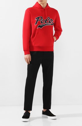 Мужской худи POLO RALPH LAUREN красного цвета по цене 10350 руб., арт. 710792889 | Фото 2 Мужской худи POLO RALPH LAUREN красного цвета, арт. 710792889 | Фото 2