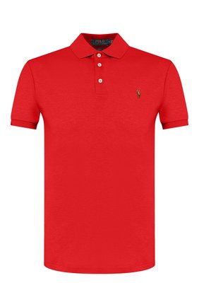 Мужское хлопковое поло POLO RALPH LAUREN красного цвета по цене 9225 руб., арт. 710652578 | Фото 1 Мужское хлопковое поло POLO RALPH LAUREN красного цвета, арт. 710652578 | Фото 1