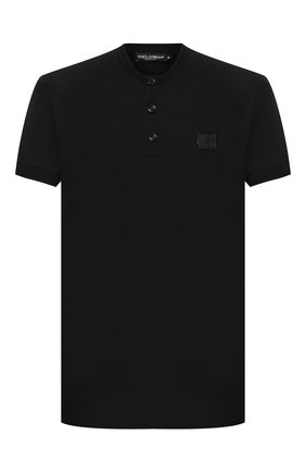 Мужская хлопковая футболка DOLCE & GABBANA черного цвета по цене 33050 руб., арт. G8KB9Z/G7VLC | Фото 1 Мужская хлопковая футболка DOLCE & GABBANA черного цвета, арт. G8KB9Z/G7VLC | Фото 1