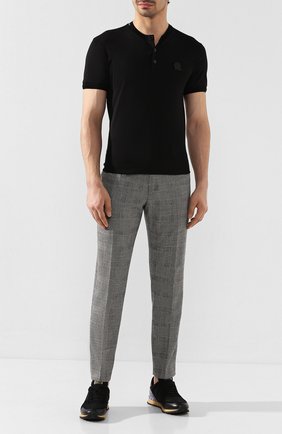 Мужская хлопковая футболка DOLCE & GABBANA черного цвета по цене 33050 руб., арт. G8KB9Z/G7VLC | Фото 2 Мужская хлопковая футболка DOLCE & GABBANA черного цвета, арт. G8KB9Z/G7VLC | Фото 2