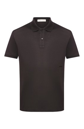 Мужское хлопковое поло BOTTEGA VENETA темно-серого цвета по цене 29950 руб., арт. 599677/VK090 | Фото 1 Мужское хлопковое поло BOTTEGA VENETA темно-серого цвета, арт. 599677/VK090 | Фото 1