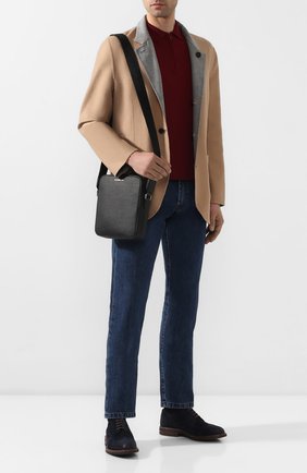 Мужская кожаная сумка ERMENEGILDO ZEGNA черного цвета по цене 73500 руб., арт. C1515J-LHJAK | Фото 2 Мужская кожаная сумка ERMENEGILDO ZEGNA черного цвета, арт. C1515J-LHJAK | Фото 2