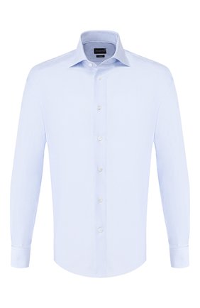 Мужская хлопковая сорочка ERMENEGILDO ZEGNA синего цвета по цене 29400 руб., арт. 701034/9MS4BA | Фото 1 Мужская хлопковая сорочка ERMENEGILDO ZEGNA синего цвета, арт. 701034/9MS4BA | Фото 1