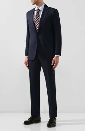 Мужской шерстяной костюм KITON синего цвета по цене 664000 руб., арт. UA81K09828 | Фото 1 Мужской шерстяной костюм KITON синего цвета, арт. UA81K09828 | Фото 1