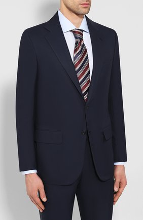 Мужской шерстяной костюм KITON синего цвета по цене 664000 руб., арт. UA81K09828 | Фото 2 Мужской шерстяной костюм KITON синего цвета, арт. UA81K09828 | Фото 2