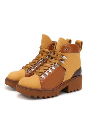 Женские кожаные ботинки bella CHLOÉ коричневого цвета по цене 75950 руб., арт. CHC20S245I7 | Фото 1 Женские кожаные ботинки bella CHLOÉ коричневого цвета, арт. CHC20S245I7 | Фото 1
