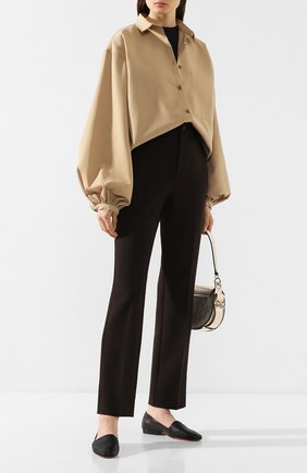 Женские кожаные лоферы SANTONI черного цвета по цене 37550 руб., арт. WUJL58507HI1TMHPN01 | Фото 2 Женские кожаные лоферы SANTONI черного цвета, арт. WUJL58507HI1TMHPN01 | Фото 2