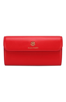 Женские кожаный кошелек на цепочке ALEXANDER MCQUEEN красного цвета по цене 52000 руб., арт. 610194/1CW0T | Фото 1 Женские кожаный кошелек на цепочке ALEXANDER MCQUEEN красного цвета, арт. 610194/1CW0T | Фото 1