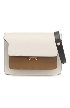 Женская сумка trunk MARNI белого цвета по цене 138500 руб., арт. SBMPN09N05/LV520 | Фото 6 Женская сумка trunk MARNI белого цвета, арт. SBMPN09N05/LV520 | Фото 6 (Сумки-технические: Сумки top-handle; Материал: Натуральная кожа; Ремень/цепочка: На ремешке; Размер: small; Статус проверки: Проверена категория)