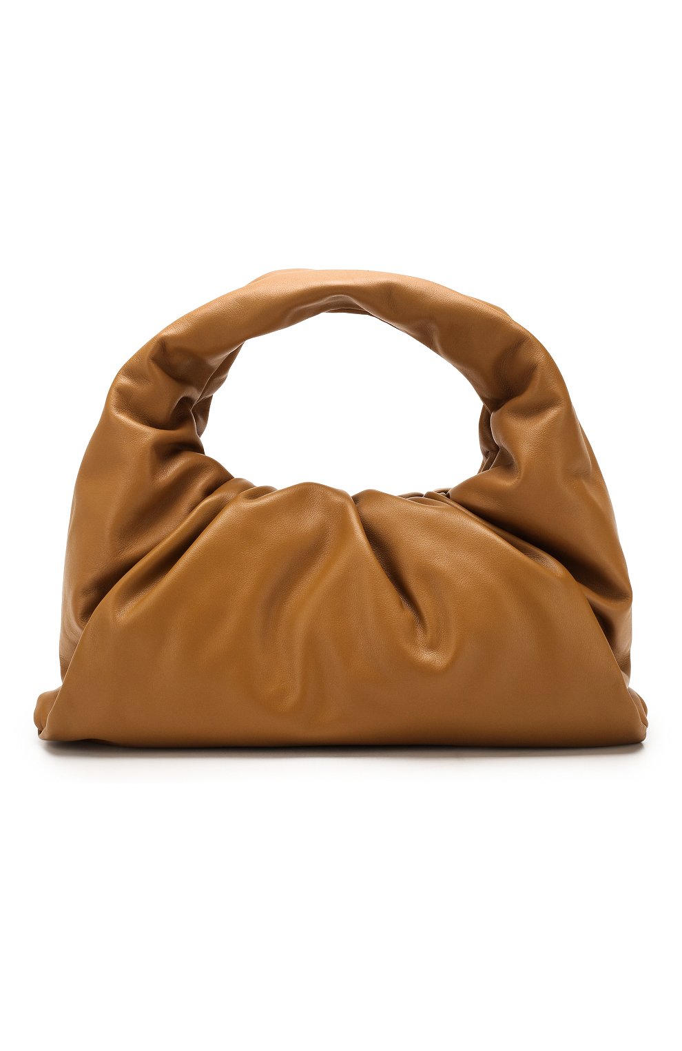 Женская сумка shoulder pouch BOTTEGA VENETA бежевого цвета, арт. 610524/VCP40 | Фото 1