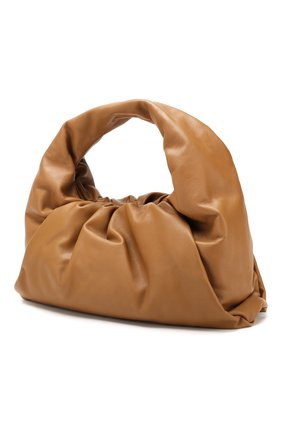 Женская сумка shoulder pouch BOTTEGA VENETA бежевого цвета по цене 199500 руб., арт. 610524/VCP40 | Фото 3 Женская сумка shoulder pouch BOTTEGA VENETA бежевого цвета, арт. 610524/VCP40 | Фото 3