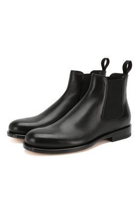 Женские кожаные челси SANTONI черного цвета по цене 64700 руб., арт. WTKM58071BA3CLGAN01 | Фото 1 Женские кожаные челси SANTONI черного цвета, арт. WTKM58071BA3CLGAN01 | Фото 1
