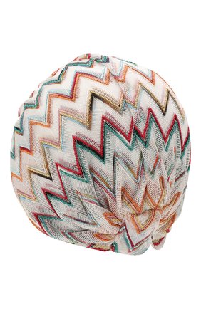 Женская тюрбан MISSONI разноцветного цвета по цене 24800 руб., арт. MMS00005/BR008J | Фото 2 Женская тюрбан MISSONI разноцветного цвета, арт. MMS00005/BR008J | Фото 2