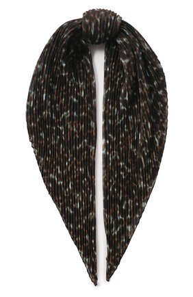 Женский платок GIORGIO ARMANI темно-коричневого цвета по цене 15150 руб., арт. 795300/0P110 | Фото 1 Женский платок GIORGIO ARMANI темно-коричневого цвета, арт. 795300/0P110 | Фото 1