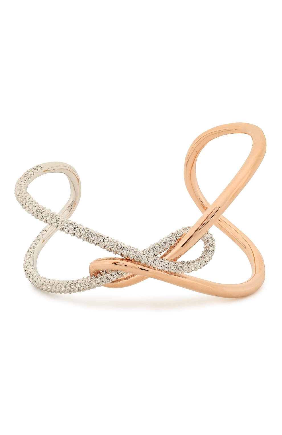 Женский браслет infinity cuff SWAROVSKI серебряного цвета, арт. 5538227 | Фото 1