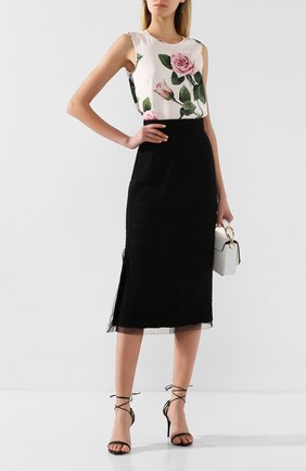 Женская юбка DOLCE & GABBANA черного цвета по цене 65550 руб., арт. F4BSXT/HUMET | Фото 2 Женская юбка DOLCE & GABBANA черного цвета, арт. F4BSXT/HUMET | Фото 2