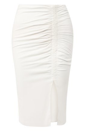 Женская юбка из вискозы TOM FORD белого цвета по цене 140500 руб., арт. GC5452-FAX605 | Фото 1 Женская юбка из вискозы TOM FORD белого цвета, арт. GC5452-FAX605 | Фото 1 (Материал подклада: Шелк; Длина Ж (юбки, платья, шорты): До колена; Материал внешний: Вискоза; Статус проверки: Проверена категория; Женское Кросс-КТ: Юбка-карандаш)