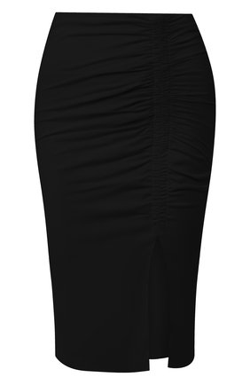 Женская юбка из вискозы TOM FORD черного цвета по цене 140500 руб., арт. GC5452-FAX605 | Фото 1 Женская юбка из вискозы TOM FORD черного цвета, арт. GC5452-FAX605 | Фото 1 (Материал подклада: Шелк; Материал внешний: Вискоза; Длина Ж (юбки, платья, шорты): До колена; Статус проверки: Проверена категория; Женское Кросс-КТ: Юбка-карандаш)