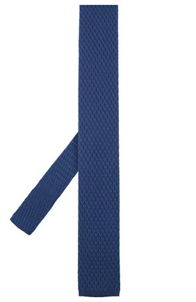 Мужской шелковый галстук ERMENEGILDO ZEGNA синего цвета, арт. Z7F01/15D | Фото 2 (Материал: Текстиль, Шелк; Принт: Без принта; Статус проверки: Проверена категория)